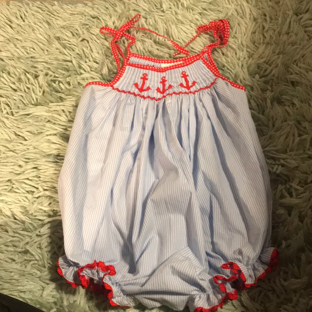 18 Months baby smocked outfit
